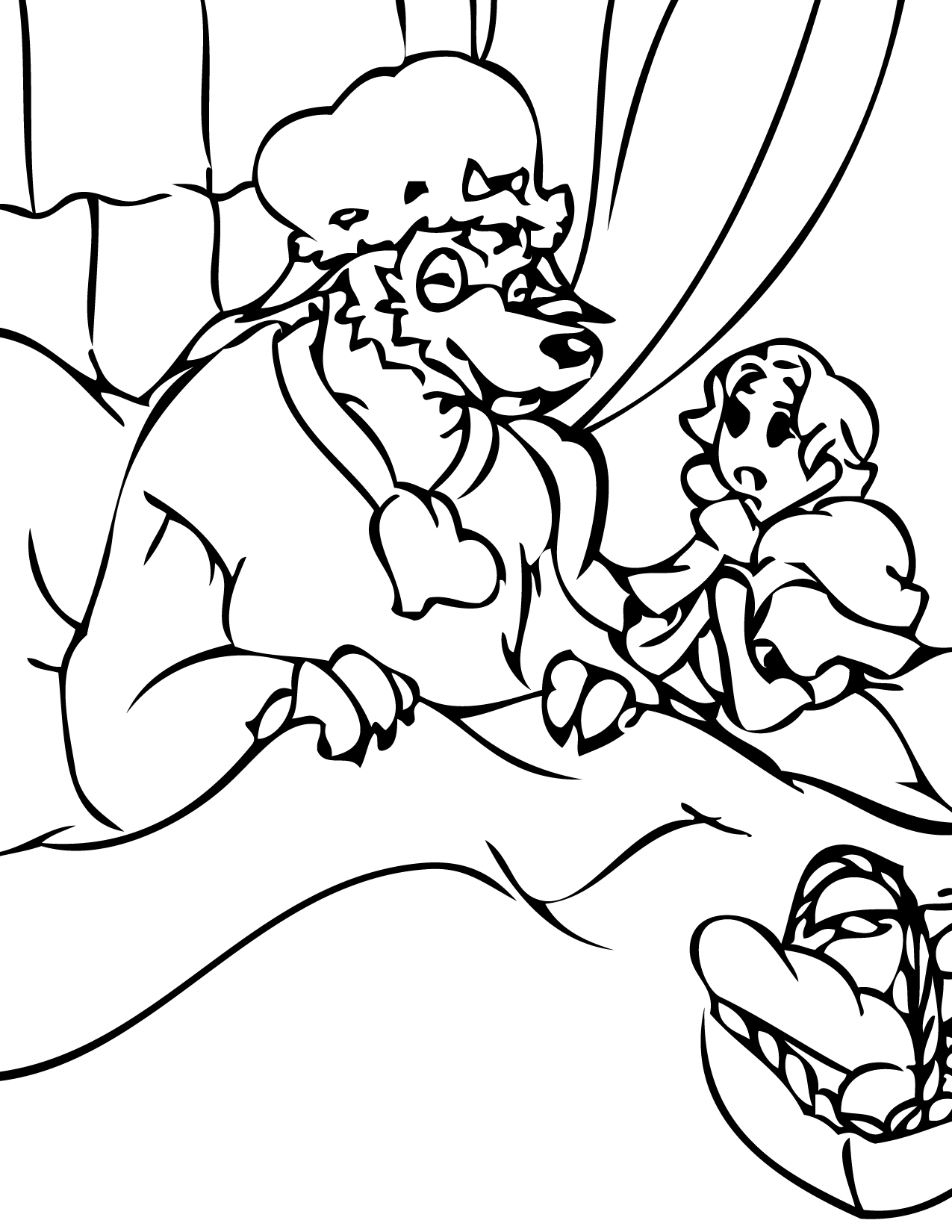 1275x1650 Little Red Riding Hood Coloring Page Handipoints Best Of Pages