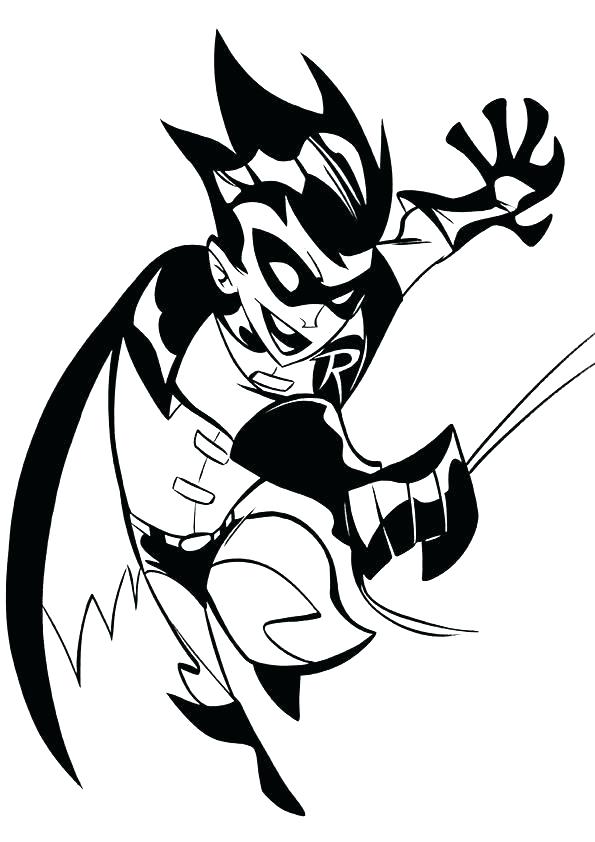 595x842 Robin Coloring Page Robin Coloring Pictures Batman And Robin