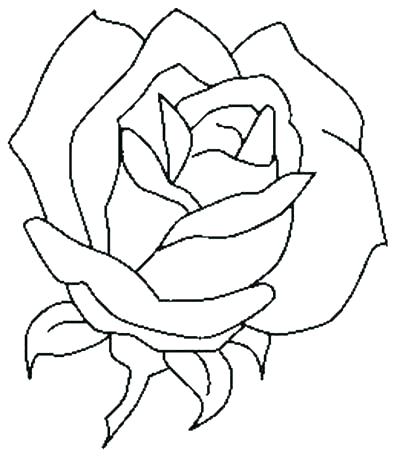 400x457 Roses Coloring Page Free Roses Coloring Pages For Adults Sugar