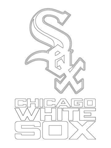 360x480 Red Sox Coloring Pages Free Chicago White Sox Logo Coloring Page