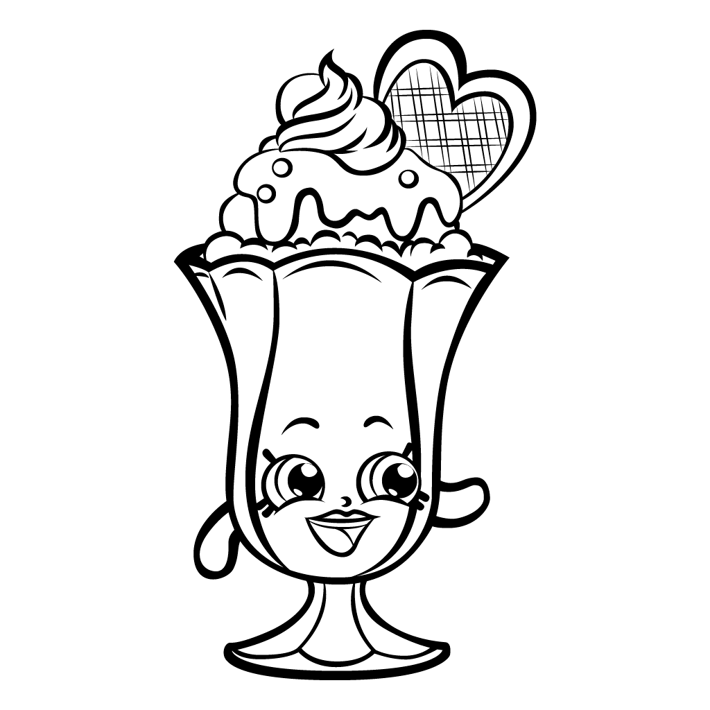 1024x1024 Suzie Sundae Coloring Page Printable Shopkins