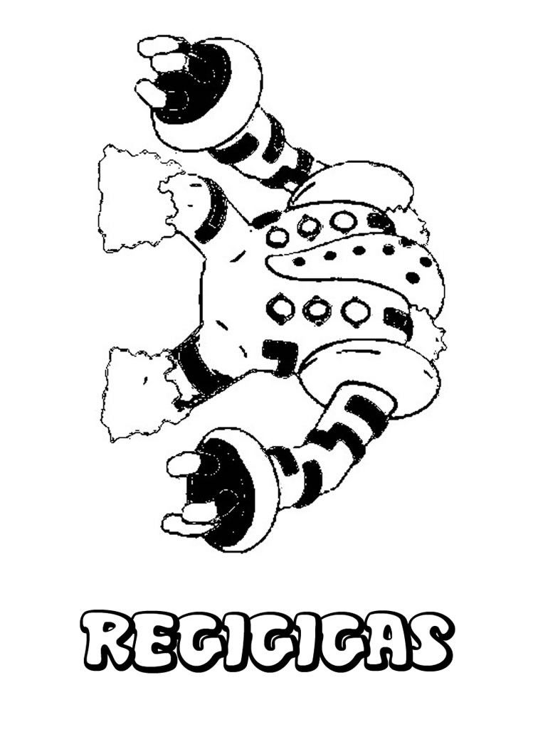 749x1060 Regigigas Pokemon Coloring Page More Pokemon Coloring Sheets