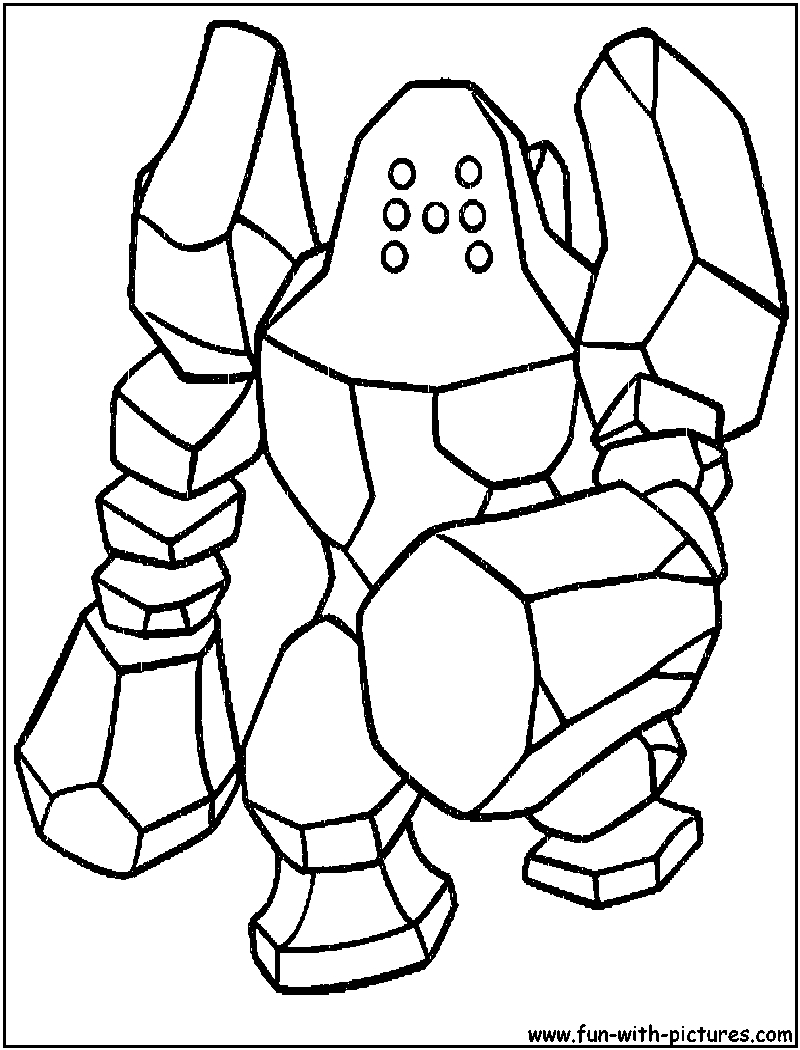 800x1050 Regirock Coloring Pages Gallery Coloring For Kids