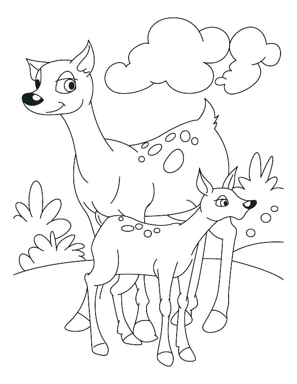 612x792 Reindeer Coloring Rein Reindeer Antlers Coloring Pages