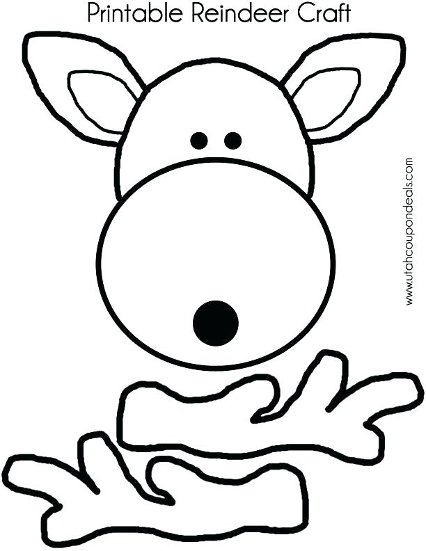 612x792 Reindeer Printable Coloring Pages Coloring Pages Of Coloring Pages