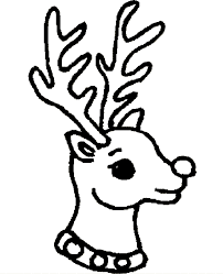 202x249 Image Result For Reindeer Head Coloring Pictures Free Christmas