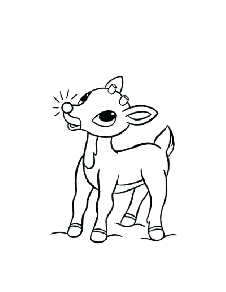 736x951 Rudolph Printable Coloring Pages Printable Coloring Pages