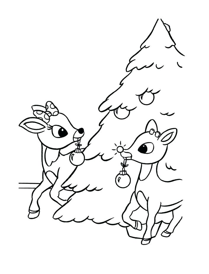 706x923 Rudolph Printable Coloring Pages The Red Nosed Reindeer Coloring
