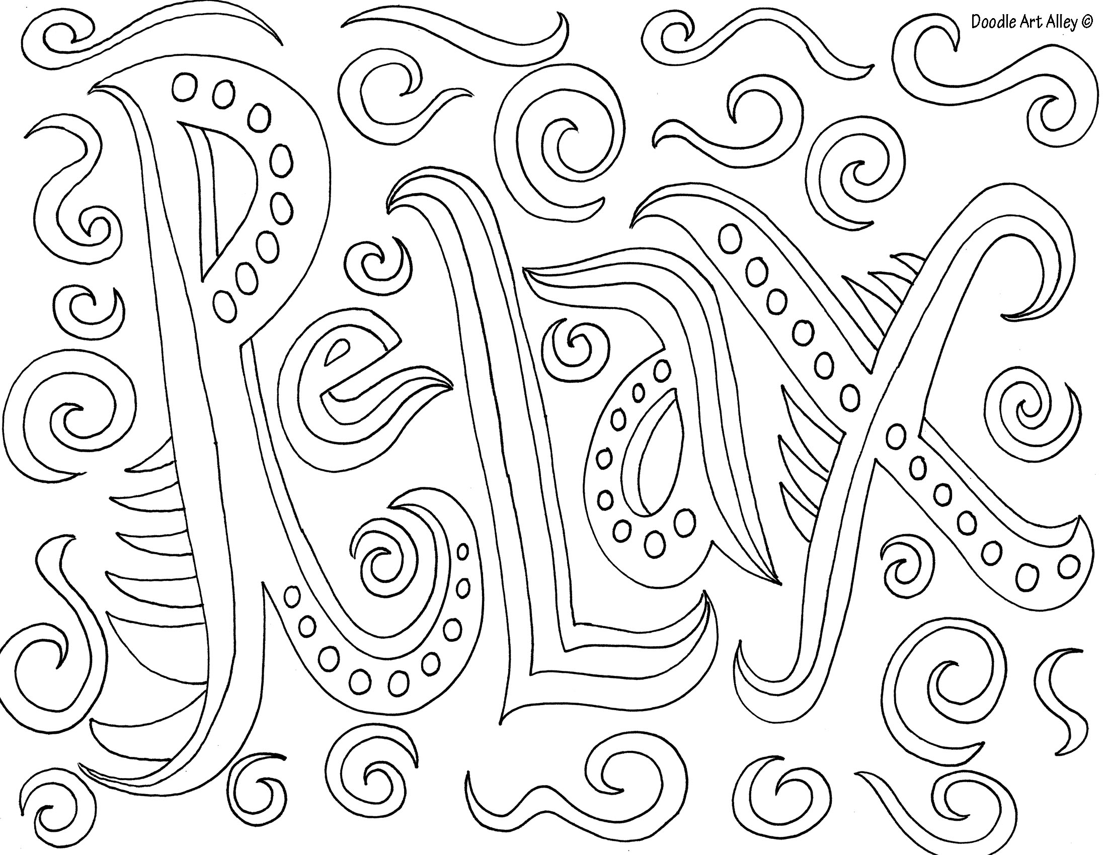 2200x1700 Relaxing Coloring Pages Scott Fay Com Inside