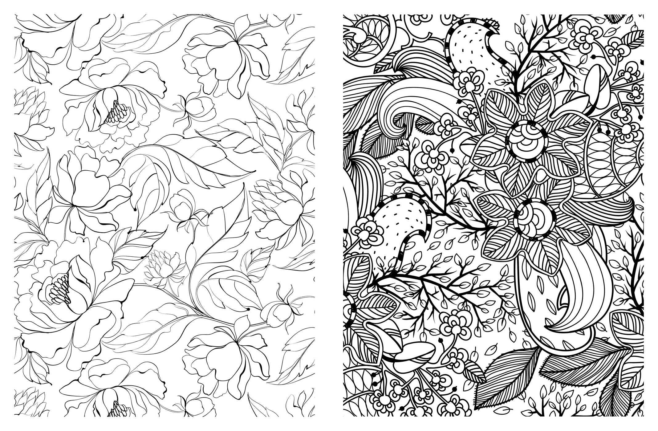 2136x1399 Posh Adult Coloring Book Pretty Designs For Fun