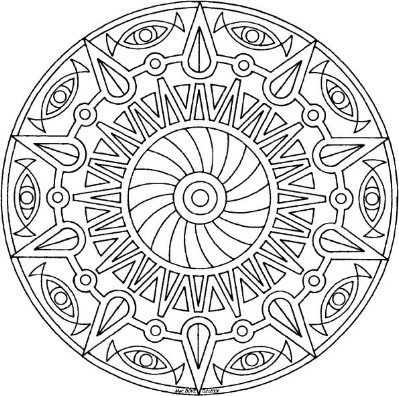 399x396 Bring These Magnificent Free Mandala Templates To Life