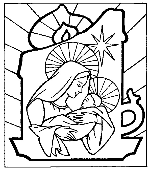 594x668 Religious Christmas Coloring Sheets Religious Coloring Pictures