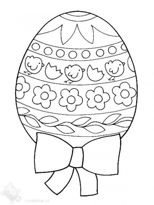 520x693 Kids Easter Themed Coloring Pages
