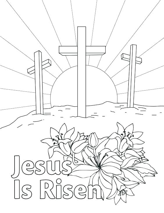 564x729 Easter Coloring Pages Religious Free Religious Easter Coloring