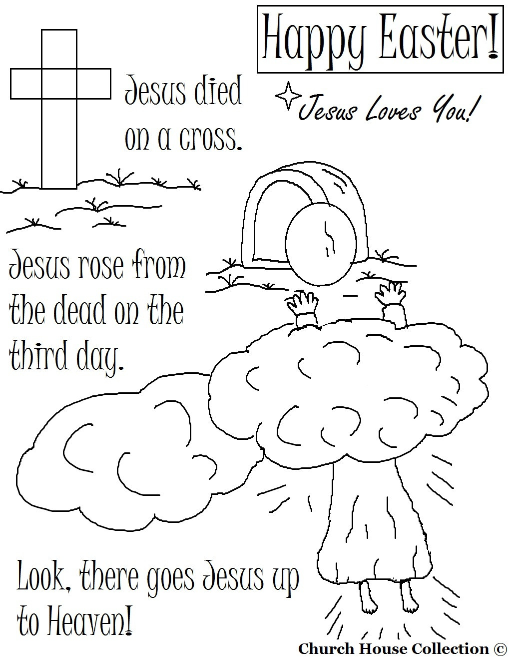 1019x1319 Religious Easter Coloring Pages Within Resurrection