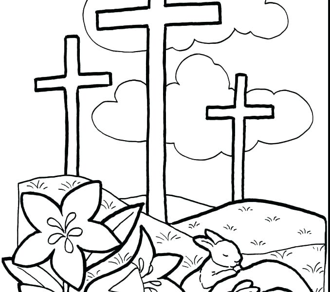 Religious Easter Coloring Pages Printable at GetDrawings | Free download