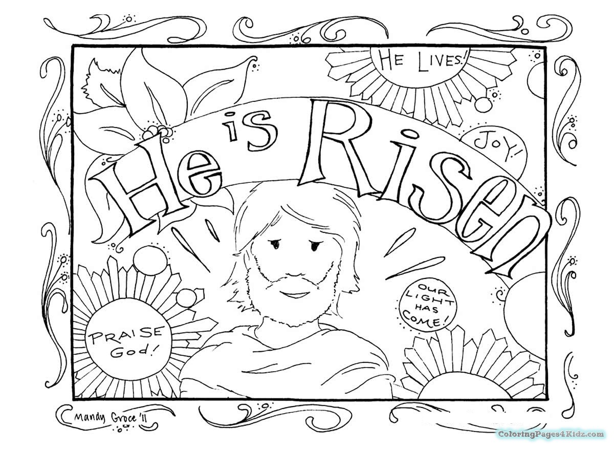 1200x877 Easter Egg Hunt Coloring Pages Religious Coloring Pages For Kids