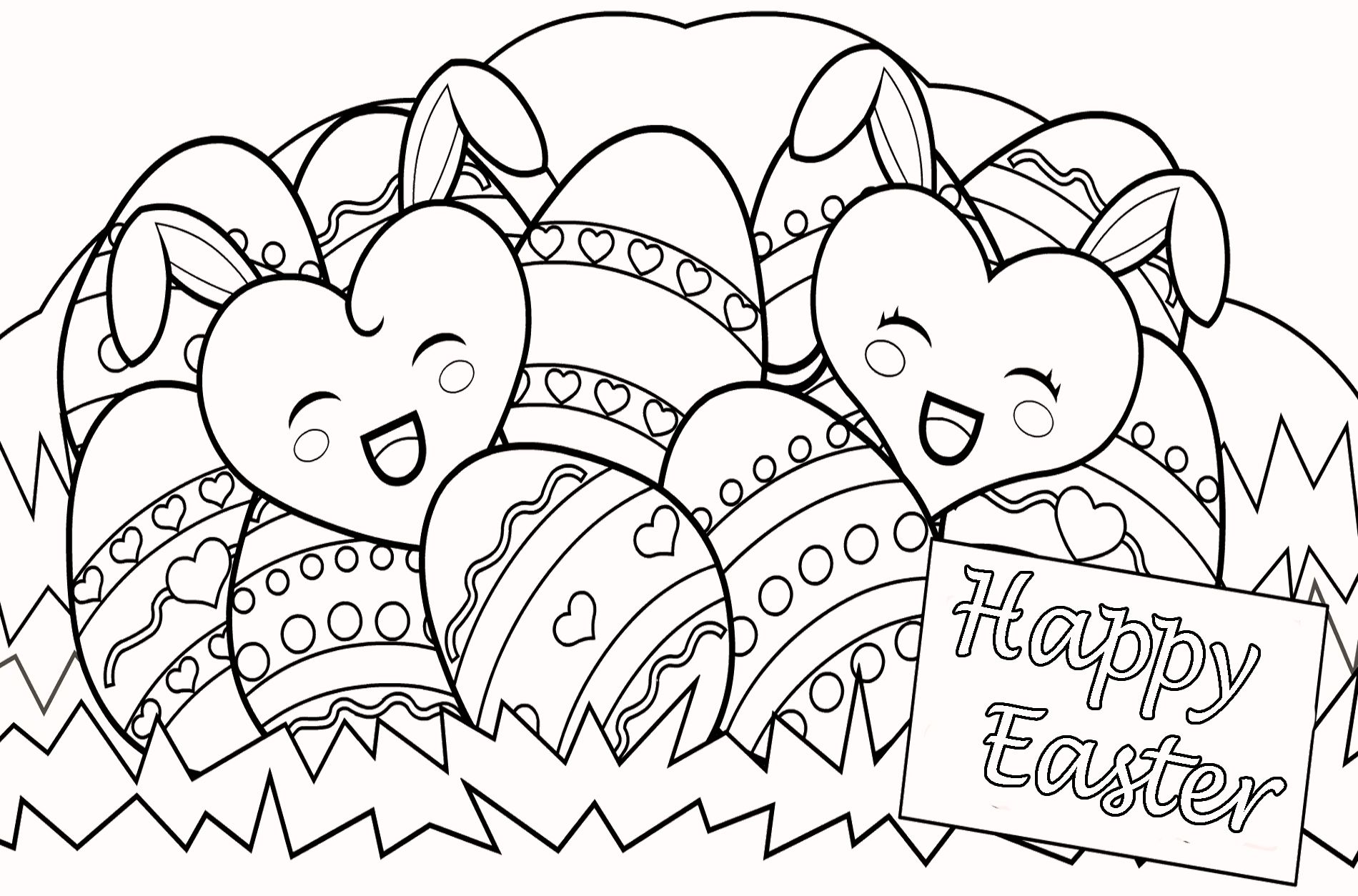 Religious Easter Egg Coloring Pages at GetDrawings | Free download