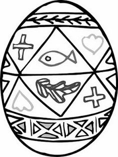 236x313 Religious Easter Egg Coloring Pages Happy Easter