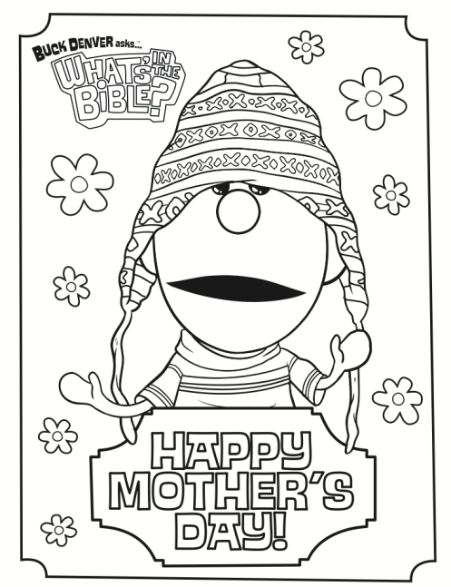 497x647 Mother's Day Coloring Page