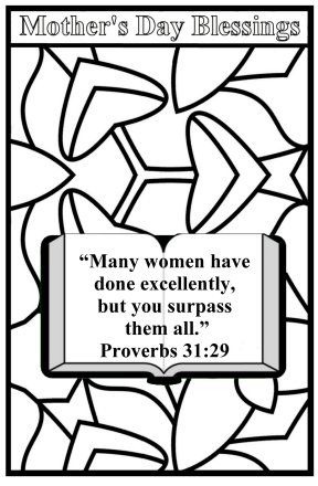 288x440 Color A Card For Mother, Step Mother, Grandmother Or Anyone Who