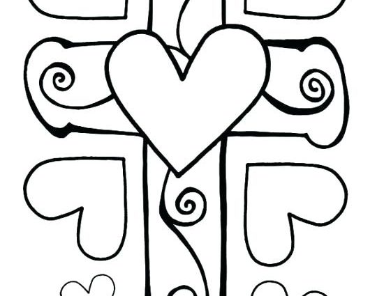 550x425 Religious Valentine Coloring Pages Christian Valentine Coloring