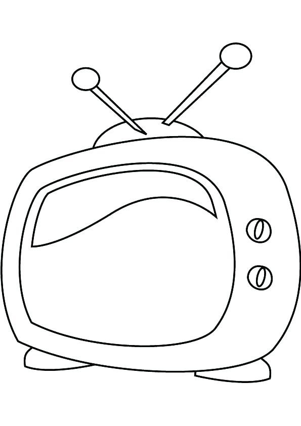 595x842 Tv Coloring Page Boomerang Coloring Pages Printable In Coloring