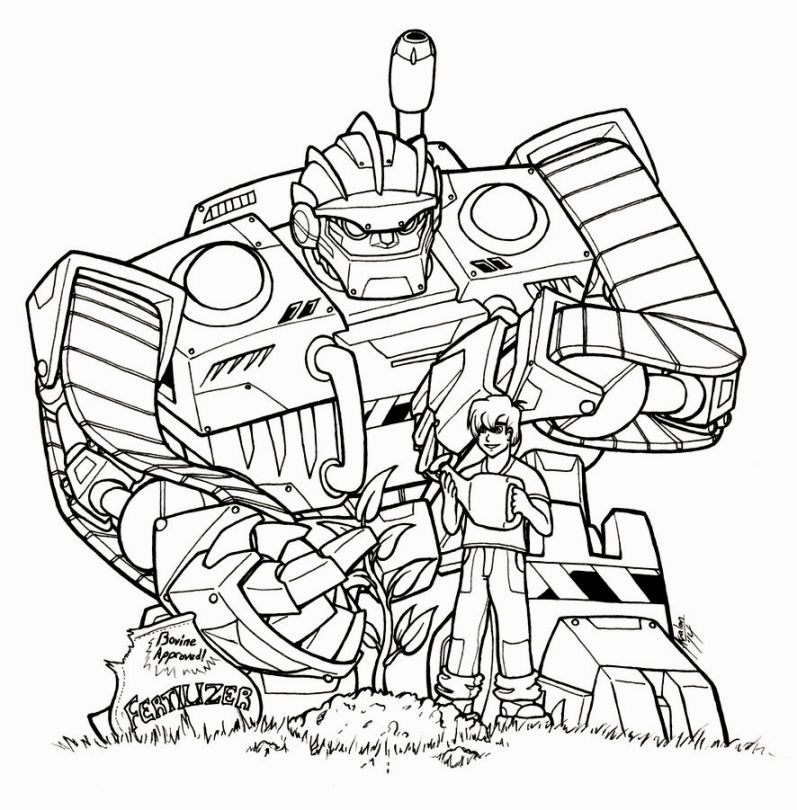 797x810 Transformer Rescue Bots Coloring Pages