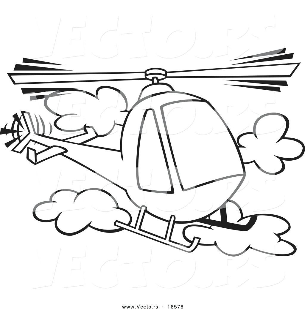 1024x1044 Coloring Page Helicopter Coloring Page Vector Of A Cartoon