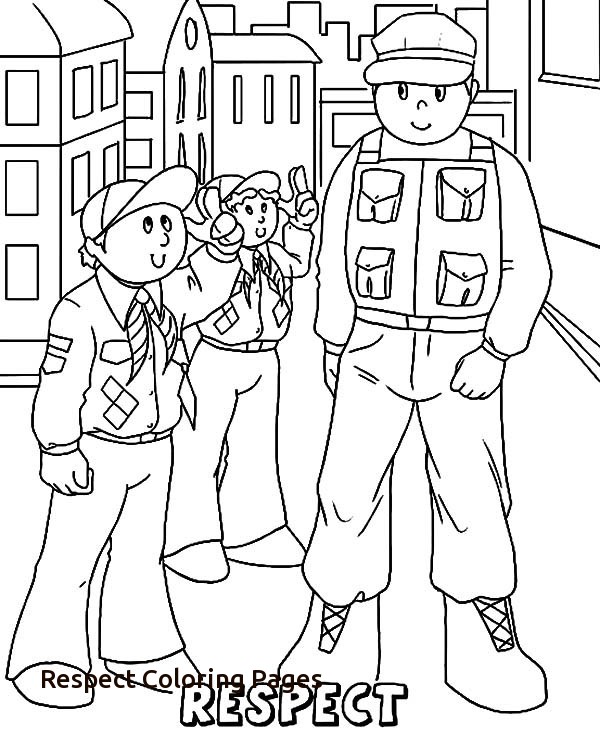 600x736 Easily Respect Coloring Sheets Character Papers Pages