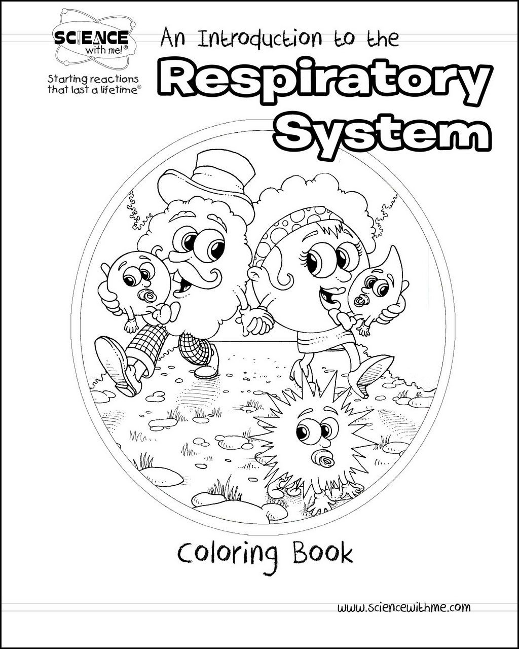 1024x1280 Respiratory System Coloring Page