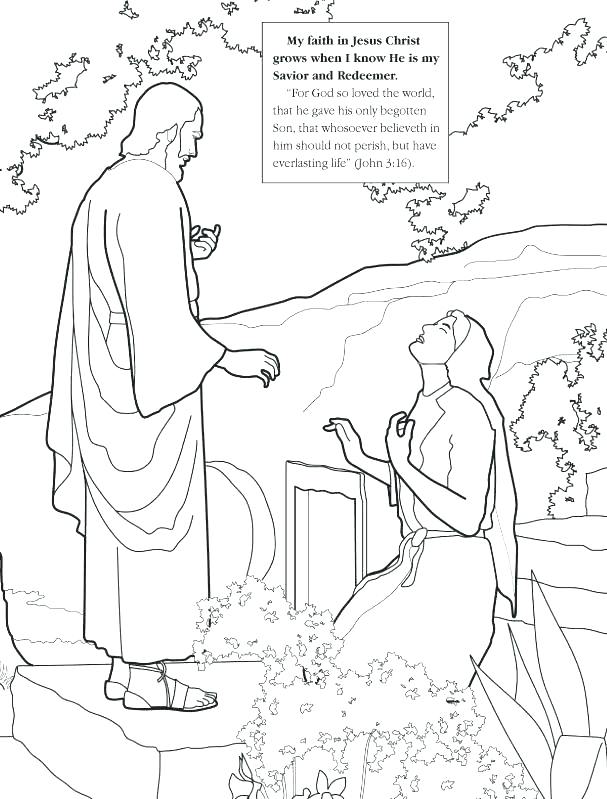 607x799 Lds Coloring Pages Resurrection Coloring Pages Pics Of He Is