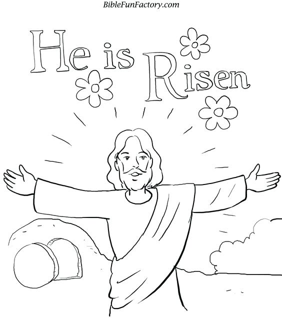 564x636 Easter Sunday Coloring Pages Resurrection Coloring Pages Free