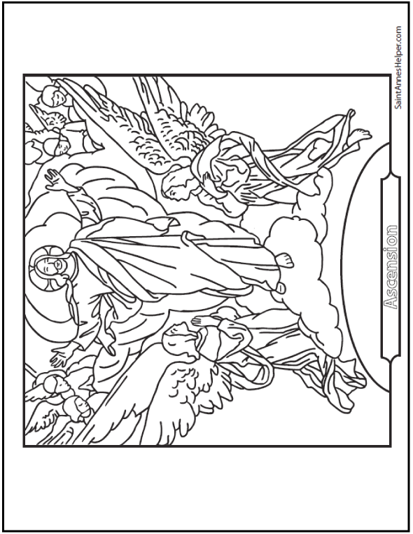 590x762 Printable Easter Coloring Pages Jesus' Resurrection