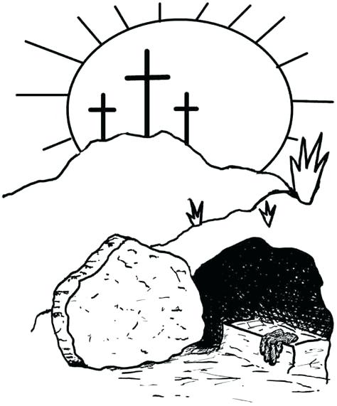 474x571 Resurrection Coloring Pages Resurrection Religious Coloring Pages