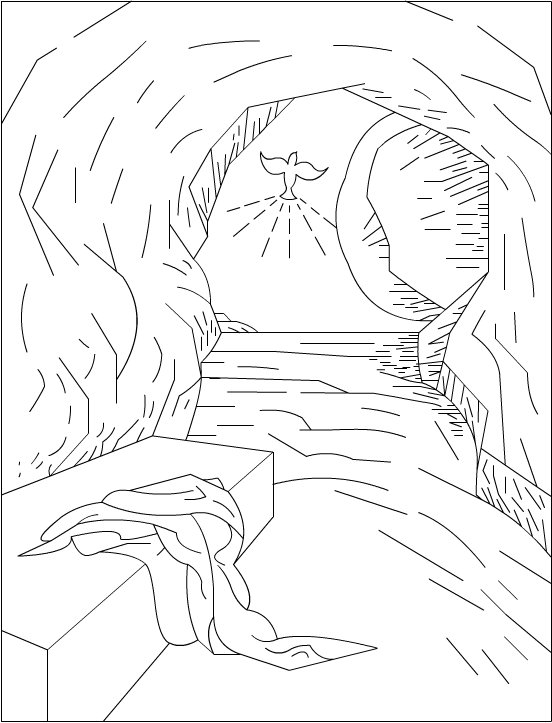 552x723 Christian Easter Coloring Pages