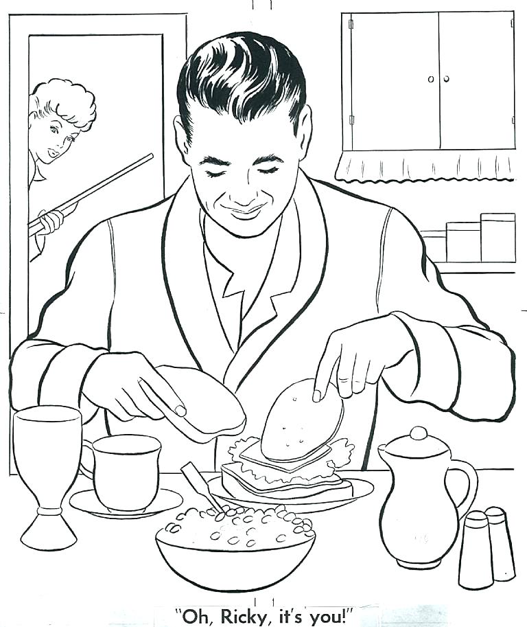 768x913 Vintage Coloring Book