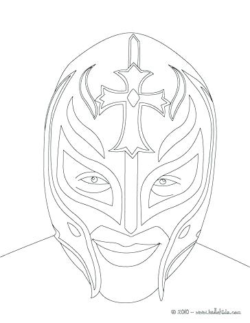 364x470 Rey Mysterio Coloring Pages Sin And Sketches Of For Converted