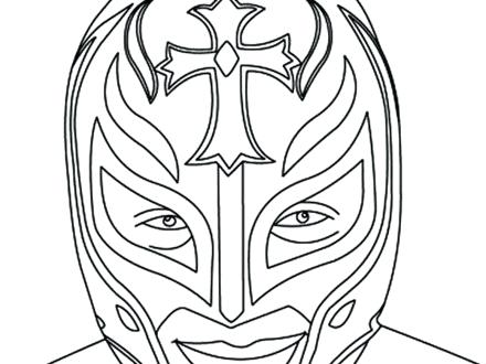 440x330 Coloring Rey Mysterio Coloring Pages