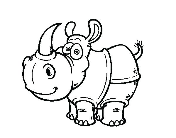 600x470 Rhinoceros Coloring Page Rhinoceros Coloring Page Rhinoceros