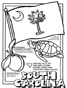 236x306 Rhode Island State Symbol Coloring Page