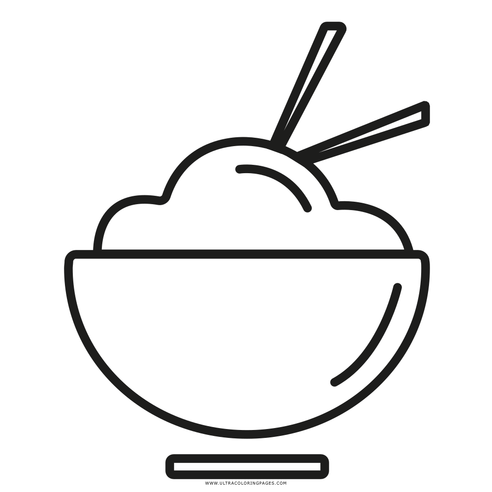 1000x1000 Rice Coloring Page