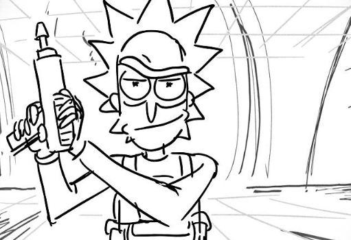 511x350 Rick And Morty Coloring Page Cartoon Drawing Board Weekly