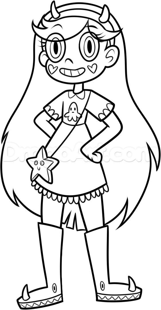 562x1078 Star Vs Forces Of Evil Coloring Sheets