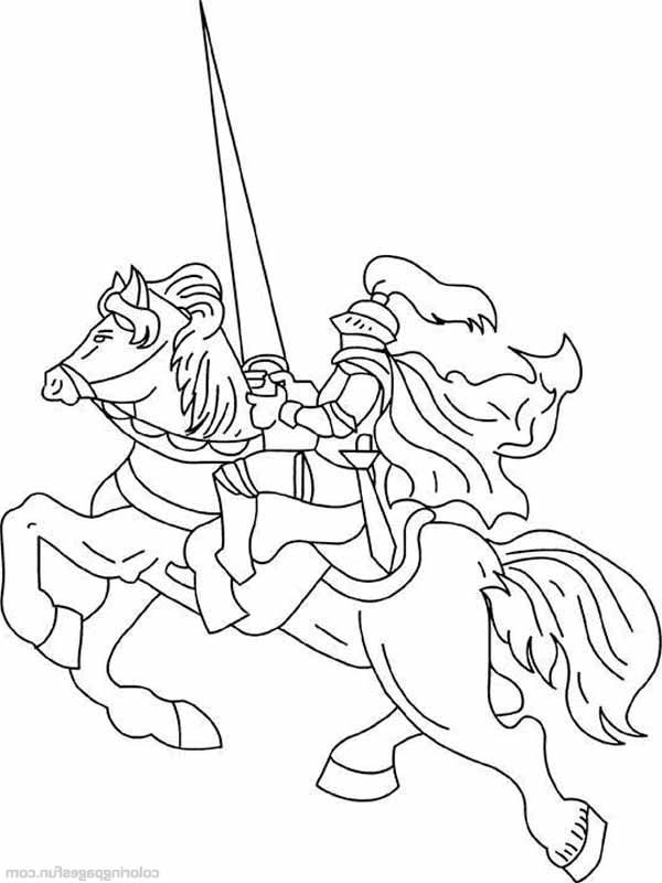 600x800 Awesome Lego Knights Riding Horse Coloring Pages Batch Coloring