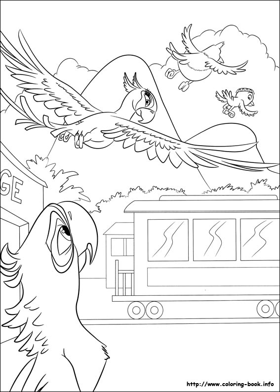 567x794 Rio Coloring Pages On Coloring