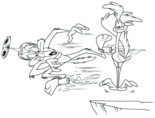 600x458 Road Runner Coloring Page Road Runner Coloring Page Coyote