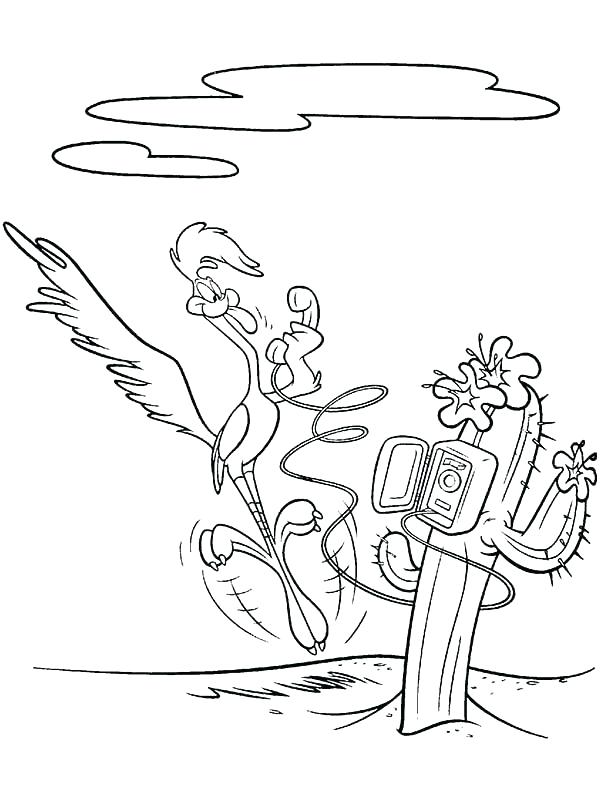 600x798 Looney Tunes Wile E Coyote Coloring Pages Coyote Coloring Page