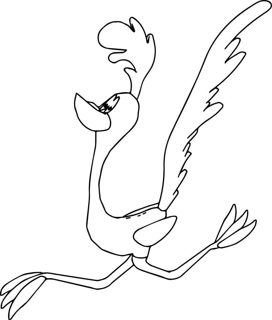 871x1024 Road Runner Cartoon Coloring Pages Wecoloringpage