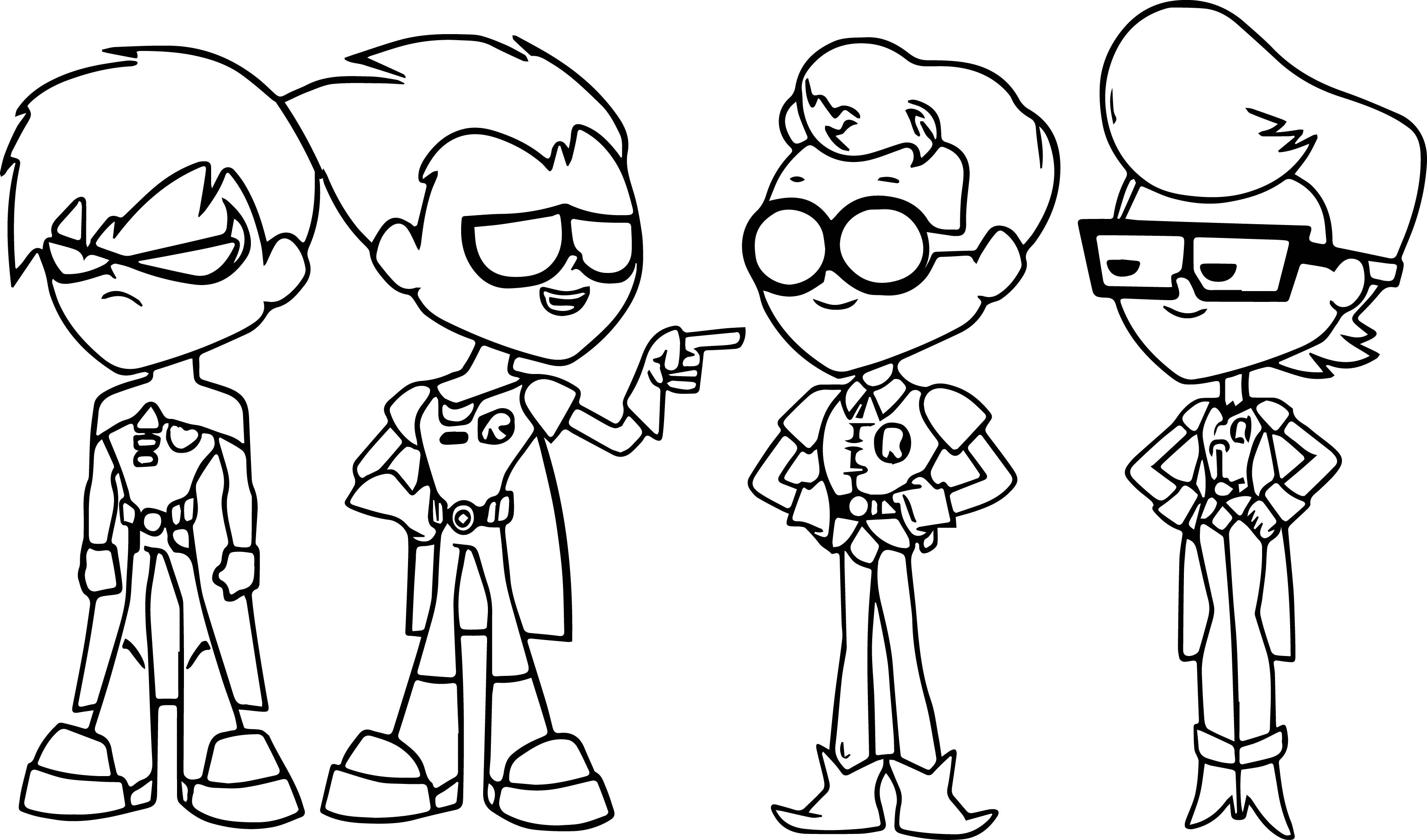 3305x1945 Image Teen Titans Go Episode The Best Robin Coloring Page